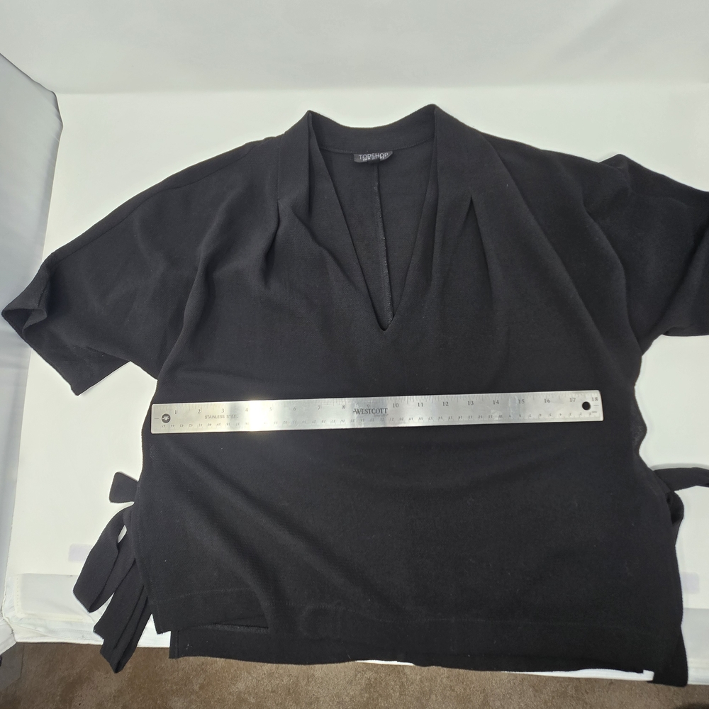 Topshop Side Tie Blouse - Picture 9 of 15